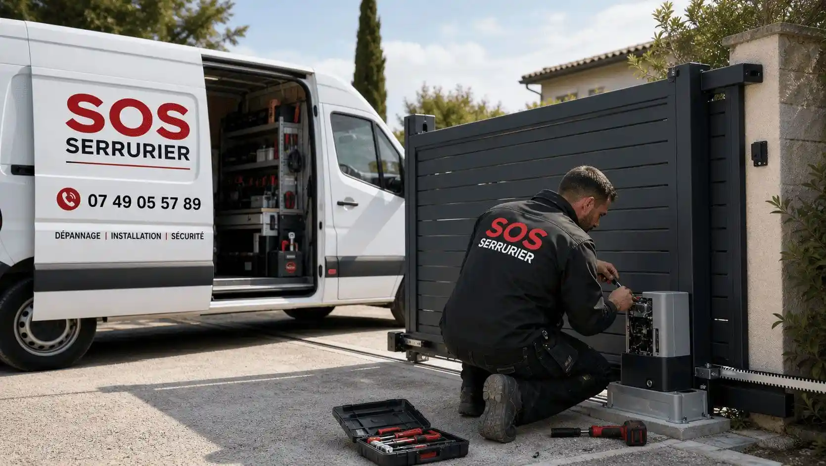 Moteurs pour portails battants – SOS Serrurier