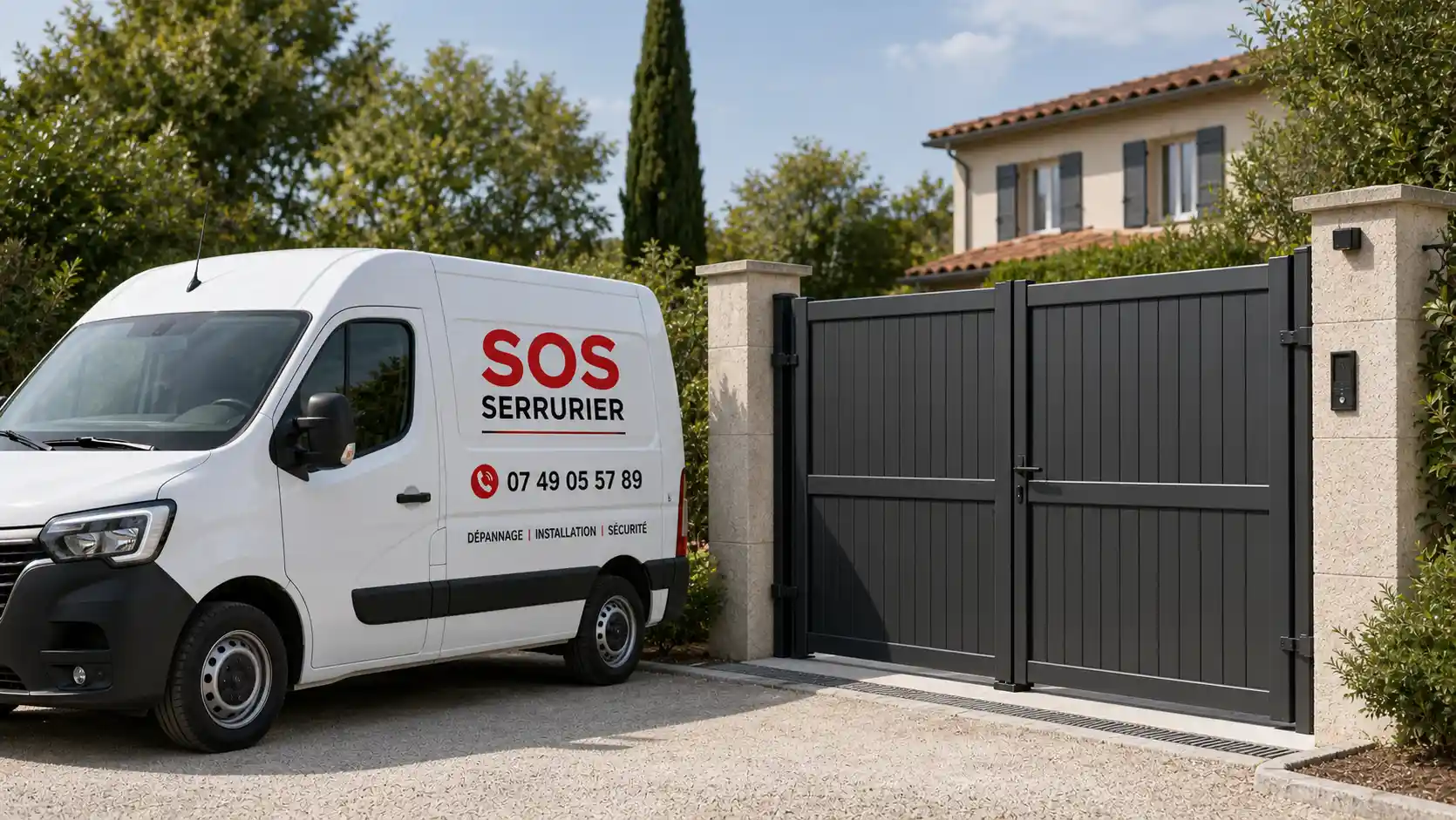 Portail battant – SOS Serrurier