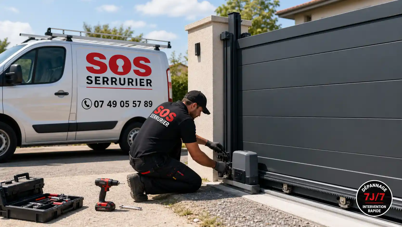 Réparation de portail à Maron – SOS Serrurier