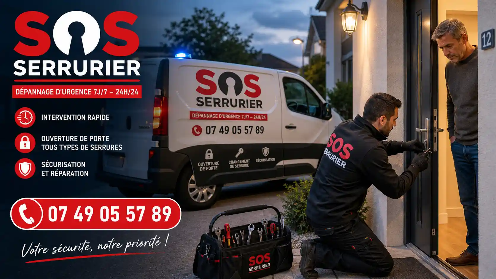 Serrurier pour ouverture de porte à Chambrey (Moselle)